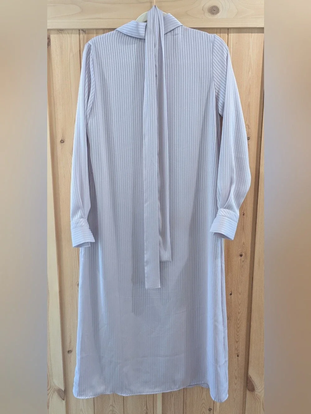 Ricki's Lavender Button-Front Midi Shirt Dress - Picture 5 of 6